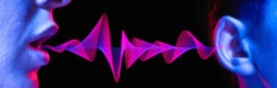 Sound wave. Transmission of sound from person to person. Loud noise. Deafness. Gossip.
