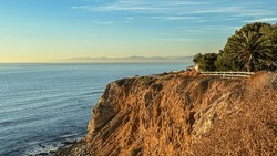 Scenic view of Pacific Ocean from Palos Verdes coastline
