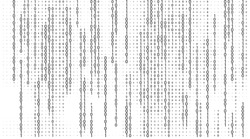 Vector streaming binary code background. Data and technology, decryption and encryption, computer background numbers 1,0. Coding or Hacker concept.  Vector illustration