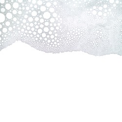 Foam bubbles abstract white texture background