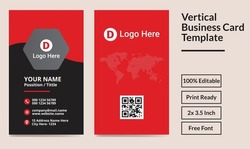 Modern Simple Clean Unique Buisness Card Design Template.Double-Sided Creative business Card template