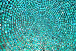Turquoise background with little stones texture