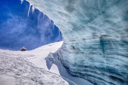 Ice Cave in Zermatt Region