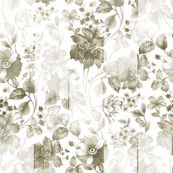 seamless flower pattern on textures background