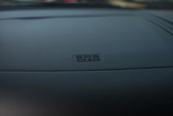 SRS airbag caption on car dashboard