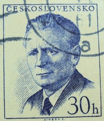 CZECHOSLOVAKIA - 30h : post stamp printed in Czech (Ceskoslovensko)