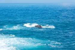 Pacitan sea waves are very beautiful but not recommended for surfing