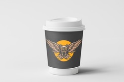coffee cup with a beautiful and elegant design