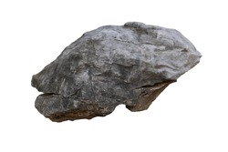 rock isolated on white background
