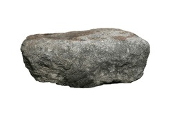 rock isolated on white background.