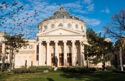 Romanian Atheneum, an important concert hall and a landmark for Bucharest.