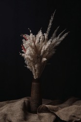 Nature morte, photo made in studio with dark light