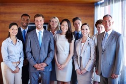 They are the best in their field. Portrait of a diverse group of businesspeople in the office.