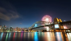 New Years Fireworks, Australia taken in 2014