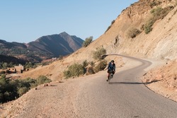 Bike-Packing Pictures on the Atlas Mountains, Morocco