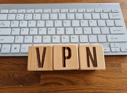 VPN virtual private network and internet connection privacy concept. Internet security blocking and censorship
