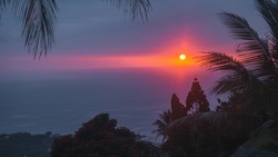 Ocean Sunset! Beautiful Sunset On The Hawaiian Islands!