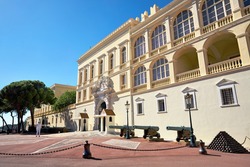 View of Prince's Palace of Monaco. Residence of the King.