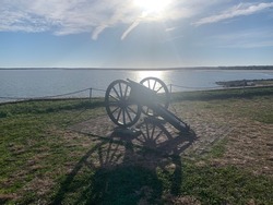 Historic Cannon at Fort Sumter, SC