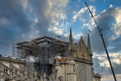 Reconstruction and restoration of Notre-Dame de Paris after fire