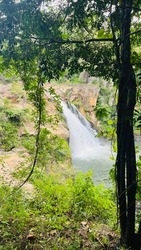 Duwili Ella Sri Lankan Waterfall