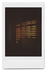 Polaroid photo dark light shadow
