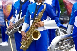 Saxophone in Marching Band