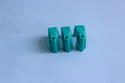 Blue pipe clamps made of plastic, multi-function pipe clamps for arranging water pipes at home