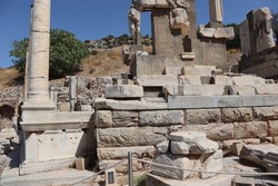 Ruins of the ancient city Ephesus, the ancient Greek city in Turkey