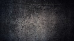 Texture of old gray concrete wall for dark gray  background