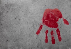 Bloody Hand Print - Free Stock Photo by Nicolas Raymond on Stockvault.net