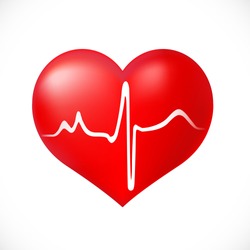 Healthy Heart  icon on white background