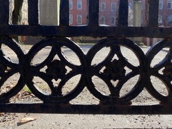 Bottom of Cemetery Iron Gate