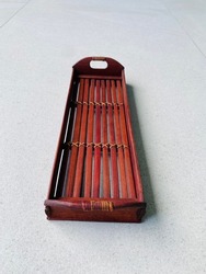 Bamboo tray for miscellaneous items