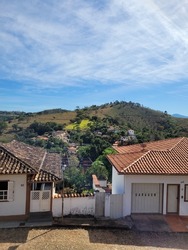 Colonial architecture in countryside Minas Gerais, Brazil