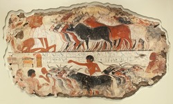 Ancient fresco on the stone 2