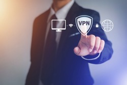 Virtual Private Network VPN The idea that we are using the Internet outside of our country. The working principle of a VPN is encrypted, decrypted, and protected or secured.