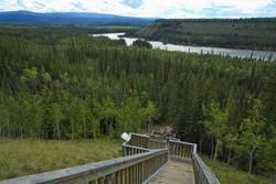 Five Finger Rapids on Yukon-Kuskokwim Delta,Yukon,Canada,North America
