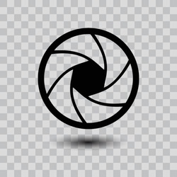 Camera objective  icon. One of set web icons