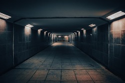 Dark ambient underpass with some lovely lighting and contrast