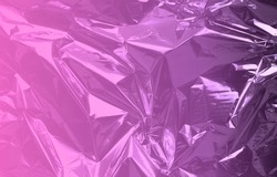 Violet aluminium foil with abstract shape