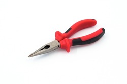 long Nose Pliers Tight pliers for Cutting and Bending  Wires  , Needle Nose Pliers with Heavy Duty Spring