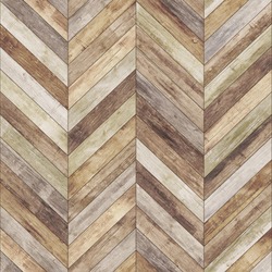 Seamless wood parquet texture (chevron old)