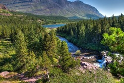 Glacier National Park. American national park located in the state of Montana.