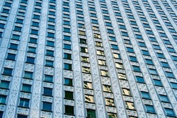 Art Deco facade of a building in Manhattan