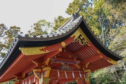 The view of Tsurugaoka Hachimangu shrine in Kamakura, Kanagawa, Japan.
Translation：Hachimangu. 