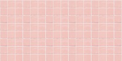 Pink ceramic square mosaic tiles texture background.