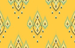 ikat geometric ethnic oriental seamless pattern. design ikat fabric for textile ethnic, native pattern motif, vector, embroidery ikat style, geometric textile design, background, wallpaper modal.