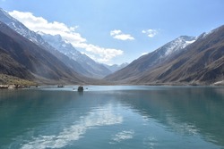 Saiful Malook Lake. Located at 10500 feet in Kaghan Valley, Pakistan