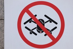 A Sign, Pictogram for No Drone Zone